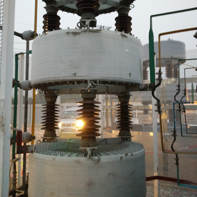 广东佛山一所110kV大榄站、虹岭站10kV 4组串联电抗器外绝缘处理-（硅橡胶绝缘涂料）