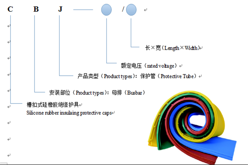 槽扣式硅橡胶母排保护管